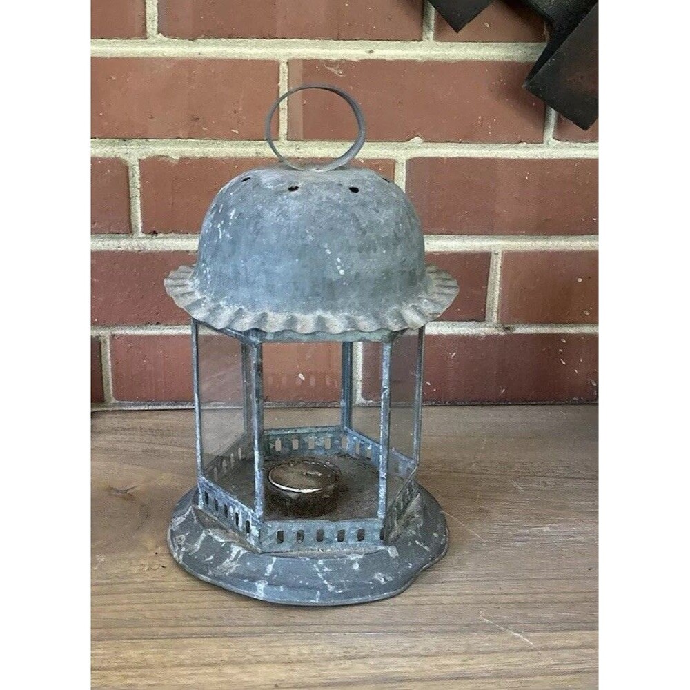 Wedding Candle Holder Lantern Rustic Home Decor Tea Light Pillar Outdoor Garden